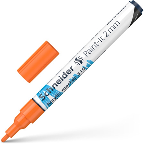Picture of Akrila marķieris SCHNEIDER Paint-it 310, 2mm, oranžs