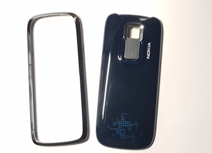 Изображение Akumulatora aizmugurējais vāciņš un priekšējais rāmis priekš Nokia 5130 XM Original New Blue