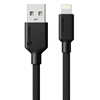 Изображение ALOGIC ELPA8P02-BK mobile phone cable Black 2 m USB A Lightning