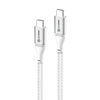 Изображение ALOGIC Super Ultra USB 2.0 USB-C to USB-C Cable - 5A/480Mbps - Silver - 30cm