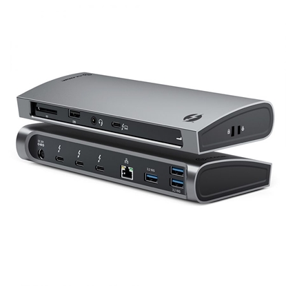 Picture of ALOGIC TB4D3TB laptop dock/port replicator Wired Thunderbolt 4 Black