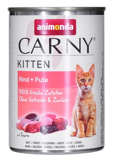 Изображение ANIMONDA Carny Kitten Beef Turkey - wet cat food - 400 g
