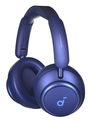 Picture of Anker Space Q45 Headphones Wired & Wireless Head-band Calls/Music USB Type-C Bluetooth Blue