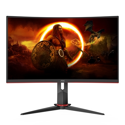 Attēls no AOC CQ27G2S/BK computer monitor 68.6 cm (27") 2560 x 1440 pixels Quad HD Black, Red