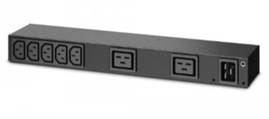 Изображение APC AP6120A power distribution unit (PDU) 7 AC outlet(s) 0U/1U Black