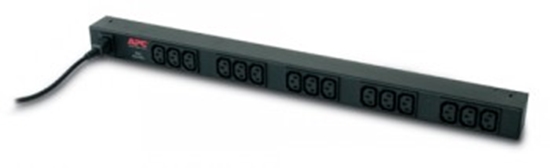 Изображение APC RACK PDU BASIC ZERO U 10A 230V power distribution unit (PDU) 15 AC outlet(s) 0U Black