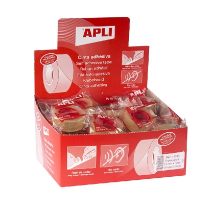 Picture of Līmlente APLI 19mm x 33m, caurspīdīga