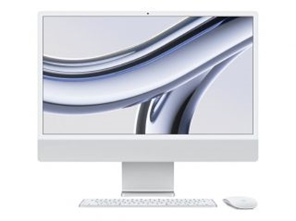 Attēls no Apple iMac 24” 4.5K Retina, M3 8C CPU, 10C GPU/8GB/256GB SSD/Silver/SWE