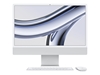 Изображение Apple iMac 24” 4.5K Retina, Apple  M3 8C CPU, 10C GPU/8GB/256GB SSD/Silver/SWE | Apple