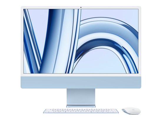 Picture of Apple iMac 24” 4.5K Retina, Apple  M3 8C CPU, 10C GPU/8GB/512GB SSD/Blue/RUS | Apple