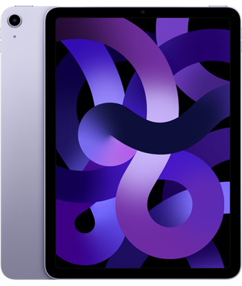 Attēls no Apple | iPad Air 5th Gen | 10.9 " | Purple | Liquid Retina IPS LCD | Apple M1 | 8 GB | 256 GB | Wi-Fi | Front camera | 12 MP | Rear camera | 12 MP | Bluetooth | 5.0 | iPadOS | 15.4 | Warranty 12 month(s)