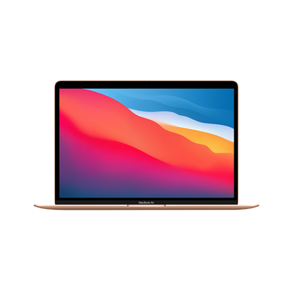 Изображение Apple MacBook Air Notebook 33.8 cm (13.3") 2560 x 1600 pixels Apple M 8 GB 256 GB SSD Wi-Fi 6 (802.11ax) macOS Big Sur Gold