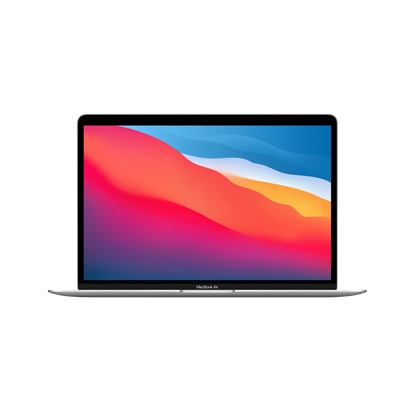 Attēls no Apple MacBook Air Notebook 33.8 cm (13.3") 2560 x 1600 pixels Apple M 8 GB 256 GB SSD Wi-Fi 6 (802.11ax) macOS Big Sur Silver
