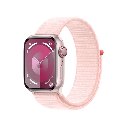 Attēls no Apple Watch 9 GPS + Cellular 41mm Sport Loop, pink (MRJ13ET/A)