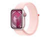 Изображение Apple Watch 9 GPS + Cellular 41mm Sport Loop, pink (MRJ13ET/A)