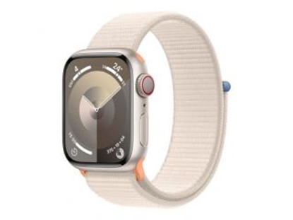 Изображение Apple Watch 9 GPS + Cellular 41mm Sport Loop, starlight (MRHQ3ET/A)