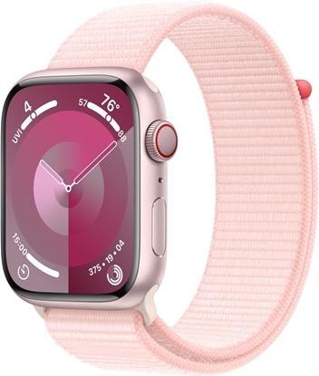 Attēls no Apple Watch 9 GPS + Cellular 45mm Sport Loop, pink (MRMM3ET/A)