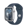 Picture of Apple Watch Series 9 GPS 45mm Silver Aluminium Case with Storm Blue Sport Band - S/M