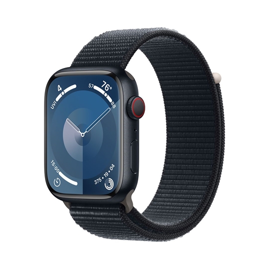 Изображение Apple Watch 9 GPS + Cellular 45mm Sport Loop, midnight (MRMF3ET/A)