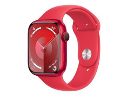 Picture of Apple Watch Series 9 GPS + Cellular 45mm (PRODUCT)RED Aluminium Case with (PRODUCT)RED Sport Band - M/L