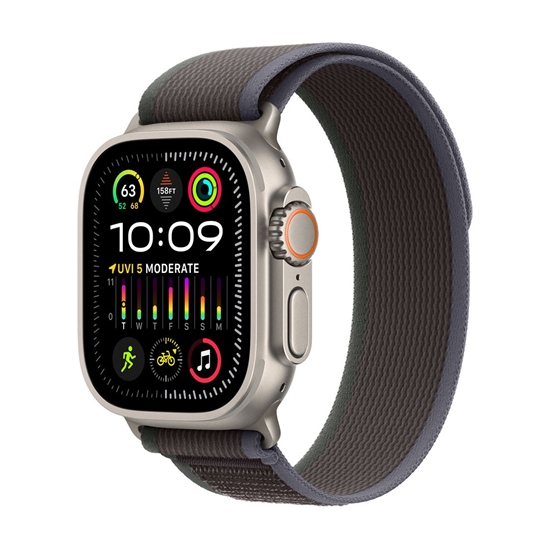 Picture of Išmanusis laikrodis APPLE Watch Ultra 2 GPS+Cell 49mm Titanium Case with Blue/Black Trail Loop-M/L