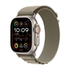 Picture of Apple Watch Ultra 2 GPS + Cellular, 49mm Titanium Case with Olive Alpine Loop - Small