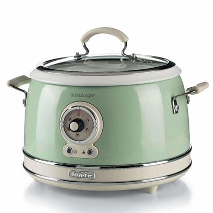 Attēls no Ariete Vintage Food Steamer, green