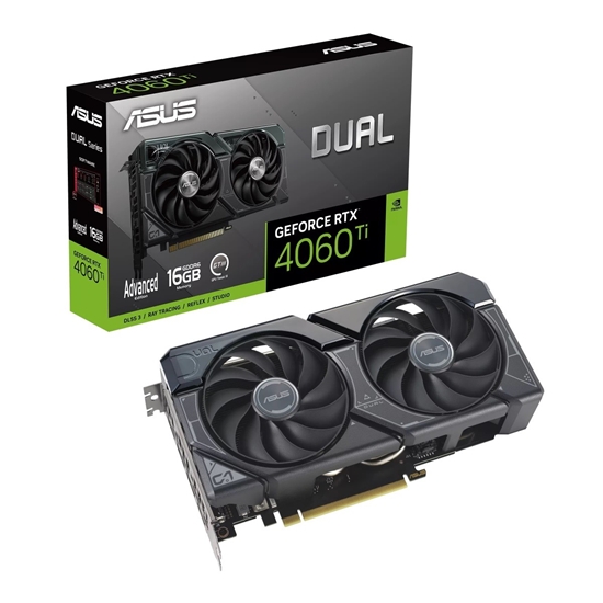 Picture of ASUS Dual -RTX4060TI-A16G NVIDIA GeForce RTX 4060 Ti 16 GB GDDR6