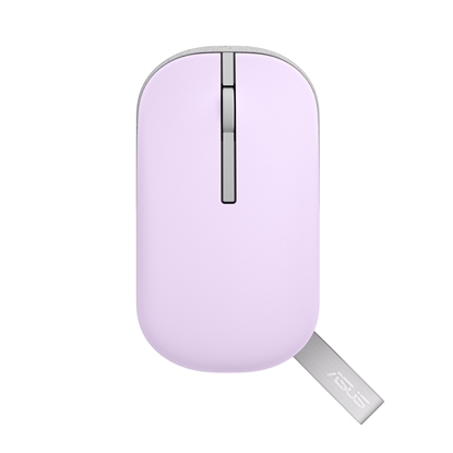 Attēls no ASUS Marshmallow MD100 mouse Ambidextrous RF Wireless + Bluetooth Optical 1600 DPI