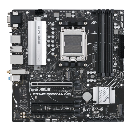 Picture of ASUS PRIME B650M-A WIFI AMD B650 Socket AM5 micro ATX