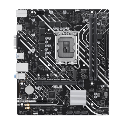 Attēls no ASUS PRIME H610M-K ARGB Intel H610 LGA 1700 micro ATX