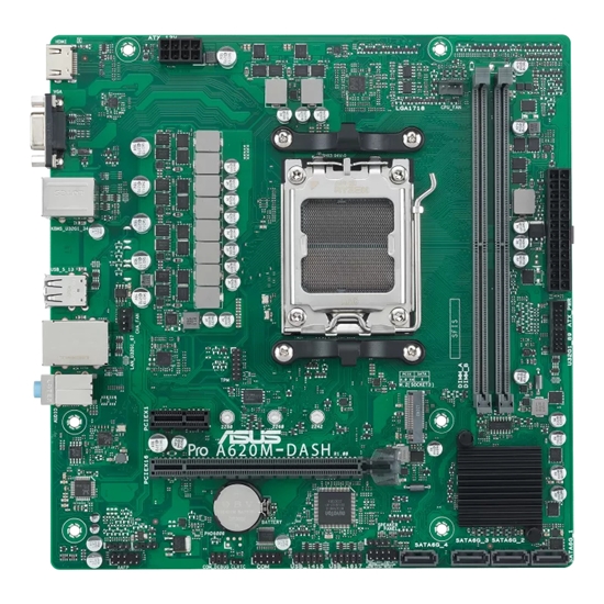 Picture of ASUS PRO A620M-DASH-CSM AMD A620 Socket AM5 micro ATX