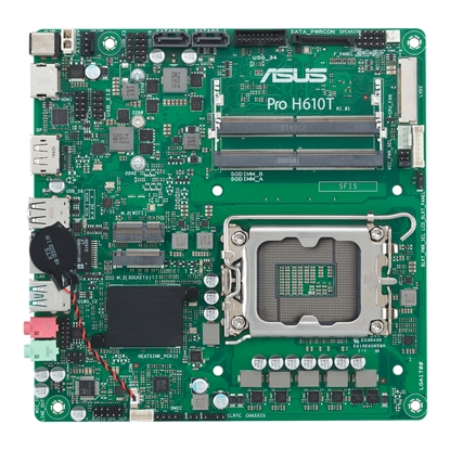 Attēls no ASUS PRO H610T-CSM Intel H610 LGA 1700 mini ITX