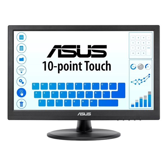 Picture of ASUS VT168HR computer monitor 39.6 cm (15.6") 1366 x 768 pixels WXGA LED Touchscreen Black