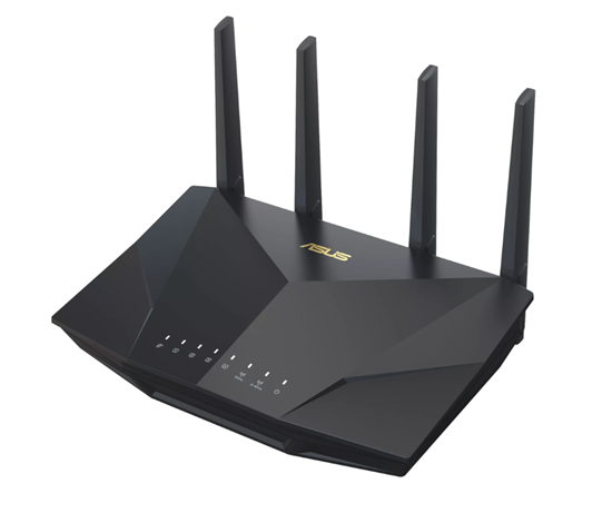 Изображение Wireless WiFi 6 Dual Band Extendable Router | RT-AX5400 | 802.11ax | 5400 Mbit/s | Ethernet LAN (RJ-45) ports 4 | Mesh Support Yes | MU-MiMO Yes | Antenna type External