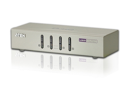 Attēls no ATEN 4-Port USB VGA KVM with Audio (KVM Cables included)