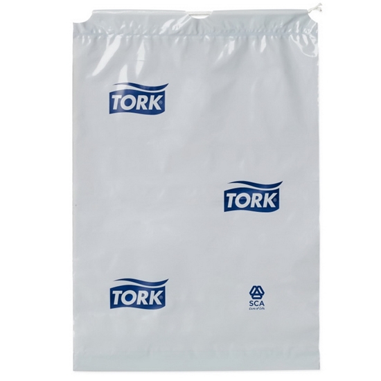 Изображение Atkritumu maisiņi TORK B3 tvertnei, 5L, 250x370 mm, 50 gab., gaiši pelēkā krāsā