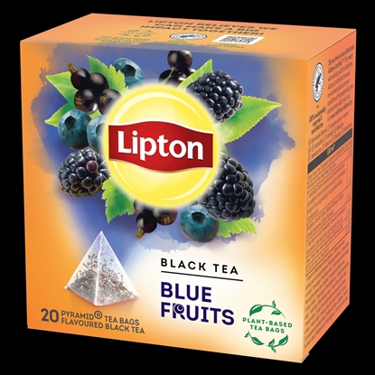 Изображение Augļu tēja LIPTON Blue Fruit, piramīdas, 20gab
