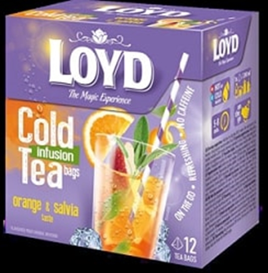 Picture of Augļu tēja LOYD Cold Infusion ar apelsīnu un salvijas g. 12x2,5g