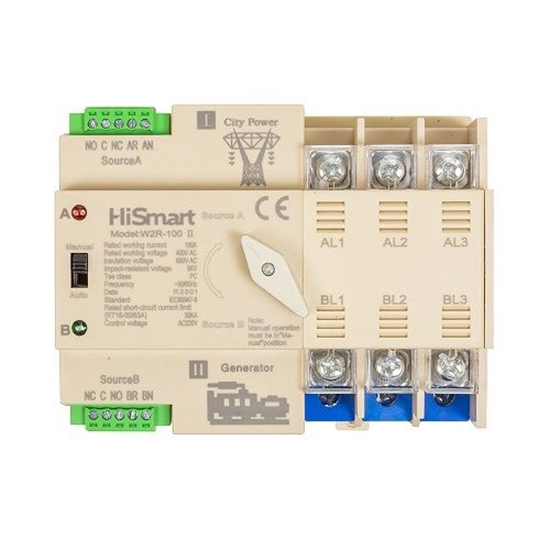 Picture of Automatinis perjungėjas HiSmart W2R-3P 220V 100A