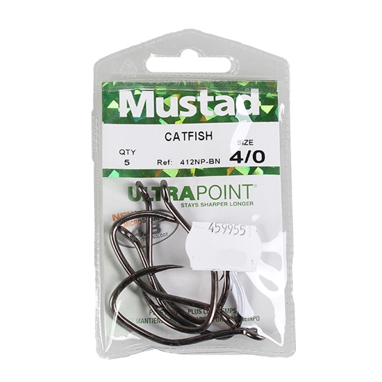 Picture of Āķi Mustad Catfish 5gab. BN #4/0