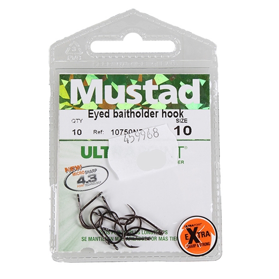 Изображение Āķi Mustad Eyed Baitholder 10gab. BN #10