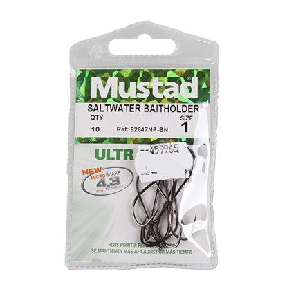 Picture of Āķi Mustad Long Baitholder 10gab. BN #1