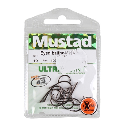 Attēls no Āķis Mustad Eyed Baitholder 10gab.