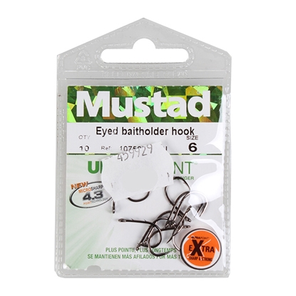 Attēls no Āķis Mustad Eyed Baitholder 10gab.