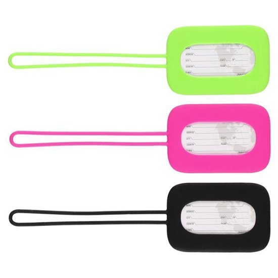 Picture of Bagāžas birka Acces Tag dzeltena, rozā, melna 3gab.