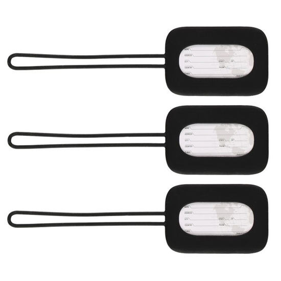 Picture of Bagāžas birka Acces Tag melna 3gab.