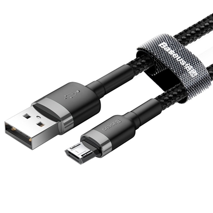 Picture of Baseus CAMKLF-BG1 USB cable 1 m 2.0 USB A Micro USB Black