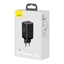 Attēls no Baseus GaN3 Travel Wall Charger 65W with Type C cable 1m