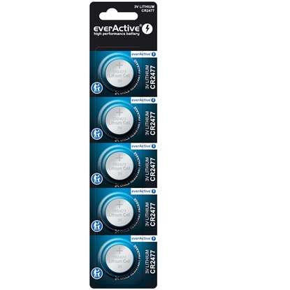 Attēls no Baterie litowe mini CR2477 blister 5 szt.